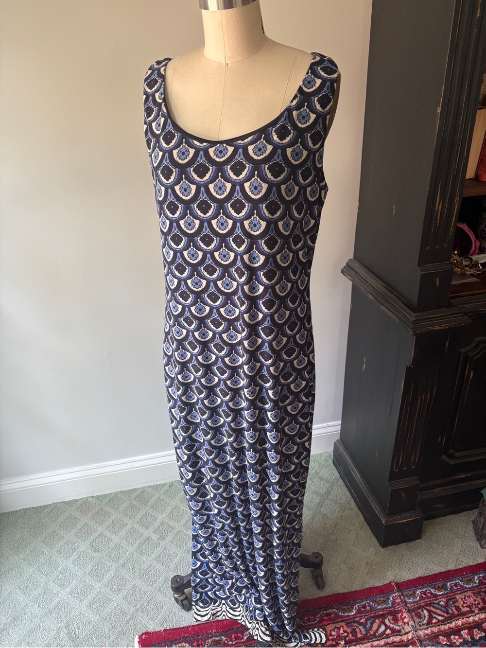 Isaac Mizrahi Maxi Dress Sz L/XL